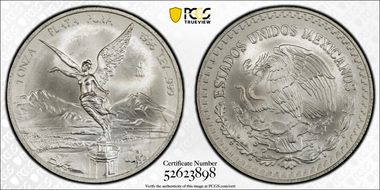 1996-Mo Onza Libertad Ag MS68