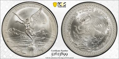 1996-Mo Onza Libertad Ag MS69