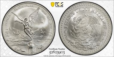 1996-Mo Onza Libertad Ag MS68