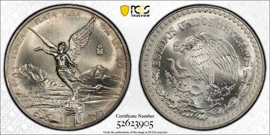 1996-Mo Onza Libertad Ag MS68