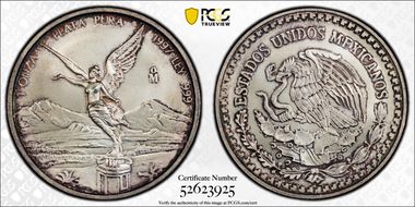 1997-Mo Onza Libertad Ag MS68