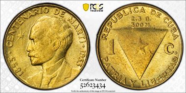 1953 1C Jose Marti MS64