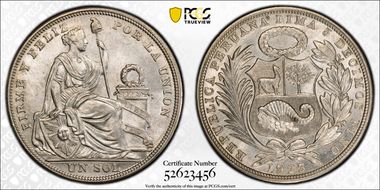 1923 Sol KM-218.1 Small Letters MS62