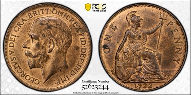 1922 1D S-4051 MS63RB