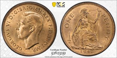 1947 1D S-4114 MS64RB