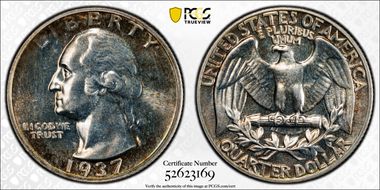 1937 25C PR64