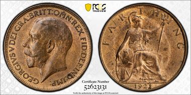 1921 1/4D S-4060 MS64RB