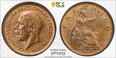 1929 1/4D S-4061 MS64RB