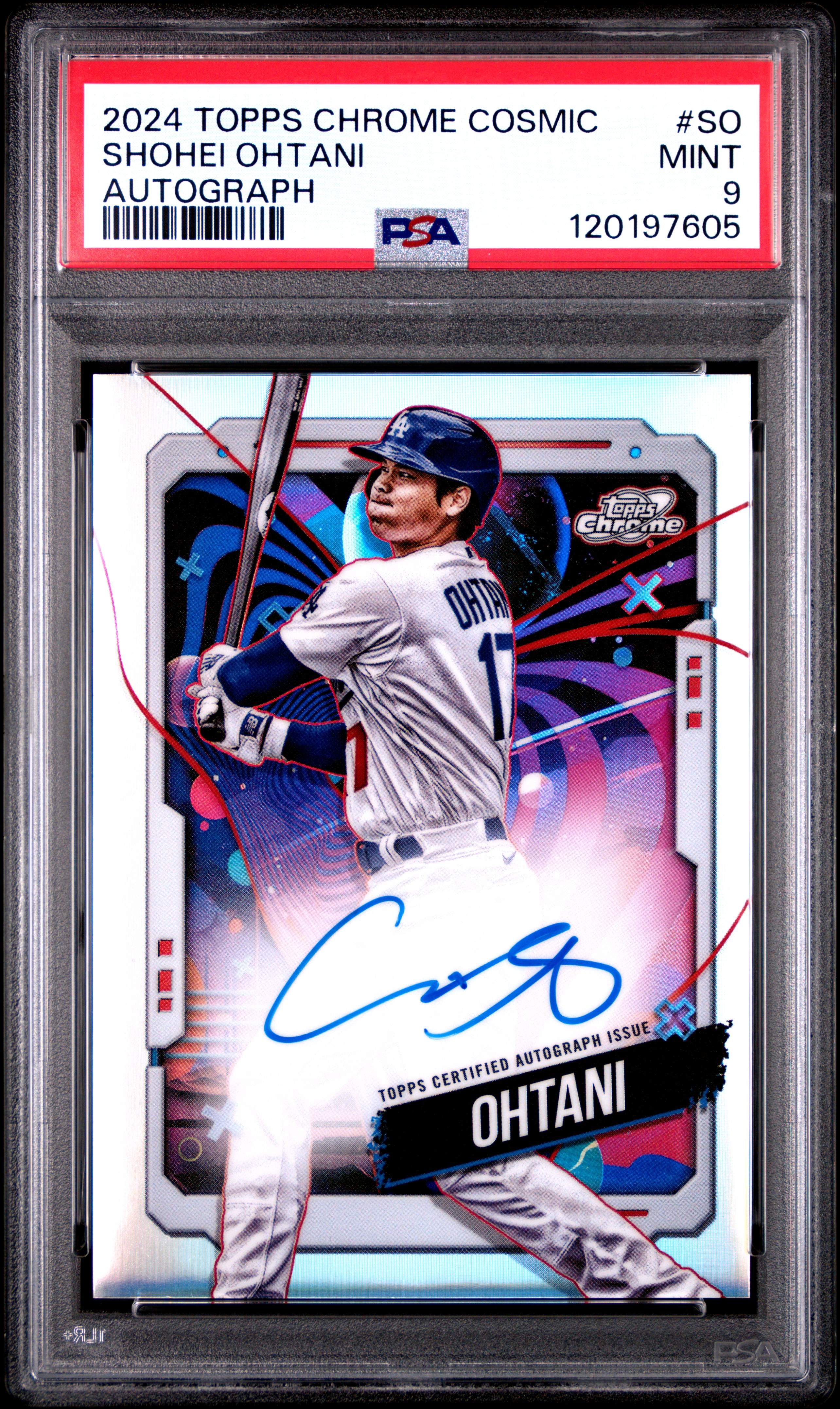 SlabbedDodgers's 2024 Topps Chrome Cosmic Cosmic Chrome Autographs