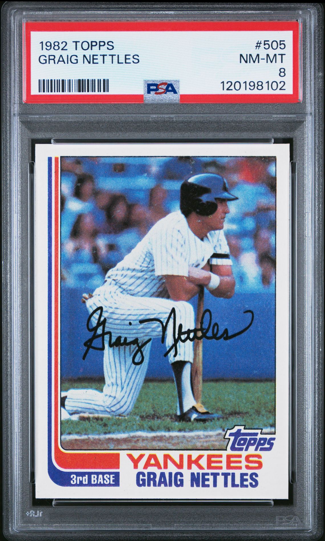 1982 Topps TOPPS #505 Graig Nettles front