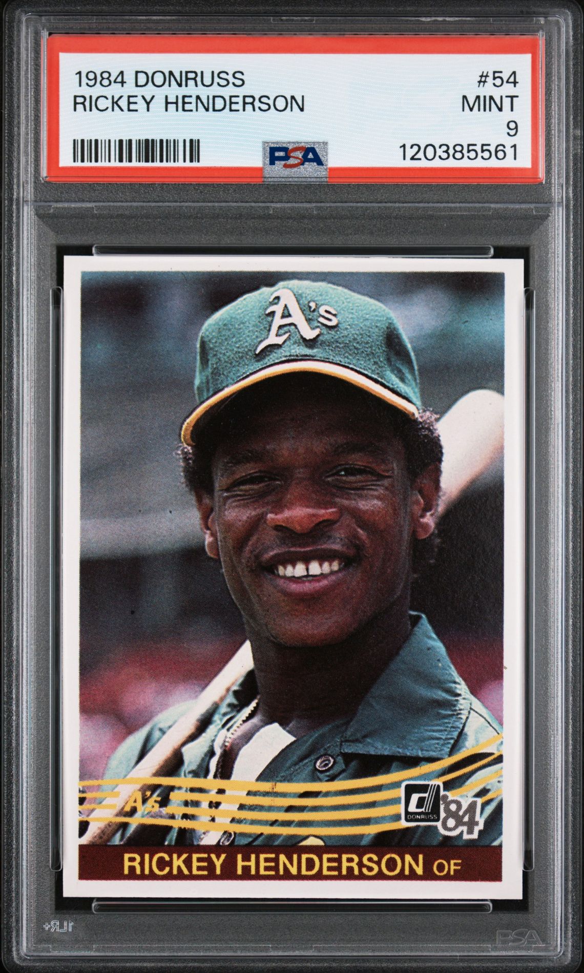 1984 Panini Donruss #54 Rickey Henderson front