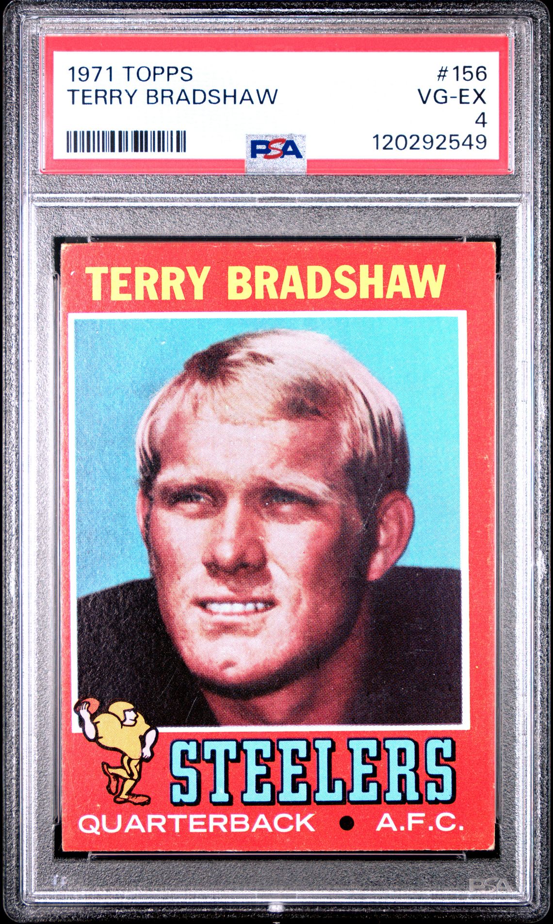 1971 Topps TOPPS #156 Terry Bradshaw front