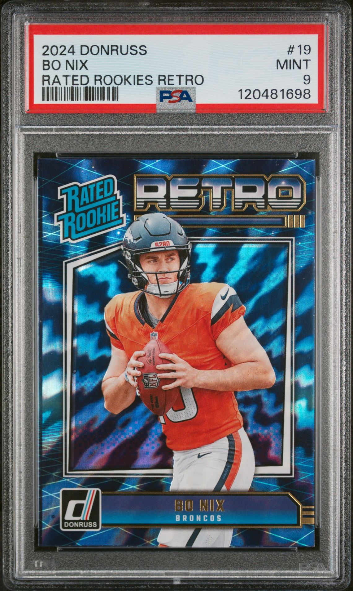 2024 Panini PANINI DONRUSS RATED ROOKIES RETRO #19 Bo Nix front