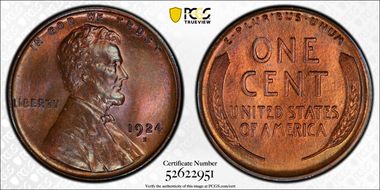 1924-D 1C MS66BN