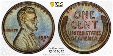 1924-D 1C MS65+ BN