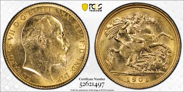 1905 1/2 Sov S-3974B MS62