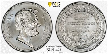 (2023) Medal Abraham Lincoln Silver Matte Finish MS70