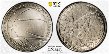 2020-D 50C Basketball Hall of Fame MS70