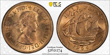 1964 1/2D S-4158 MS64RD