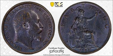 1902 1/4D S-3992 Blackened finish MS64