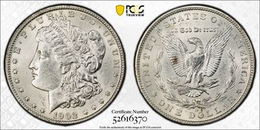 1902-O $1 MS61