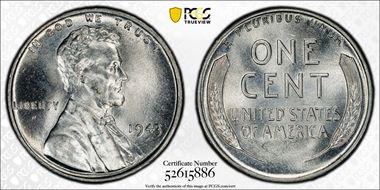 1943 1C MS65