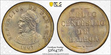 1907 1/2C KM-6  DDR MS64