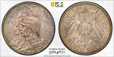 1901 2 Mk 200 Years J-105 MS62