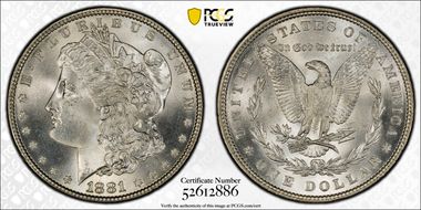 1881 $1 MS66+