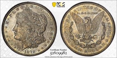 1878-S $1 MS64