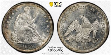 1859-O $1 MS61