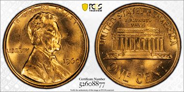 1960 1C Small Date MS67+ RD