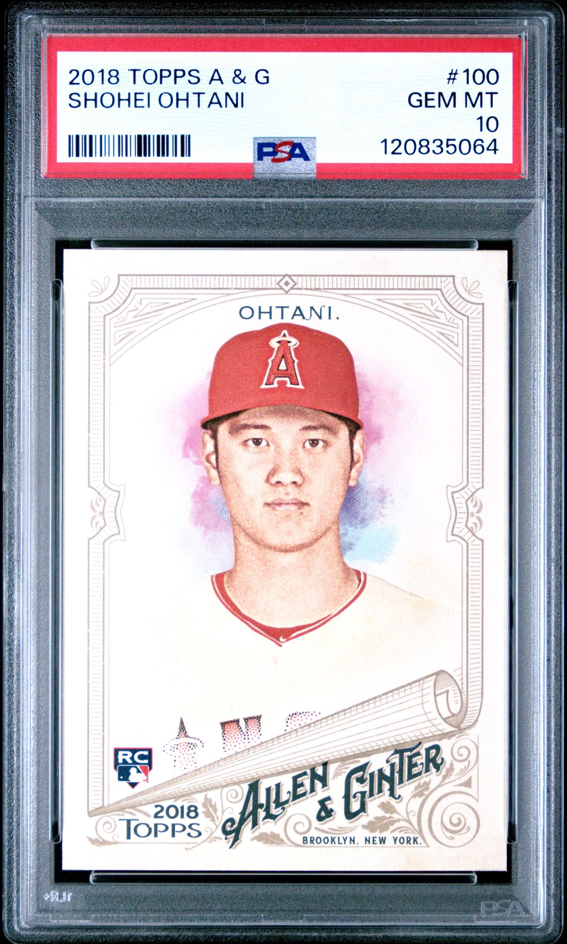 2018 Topps Allen & Ginter Shohei Ohtani #100 Gem Mt 10 front