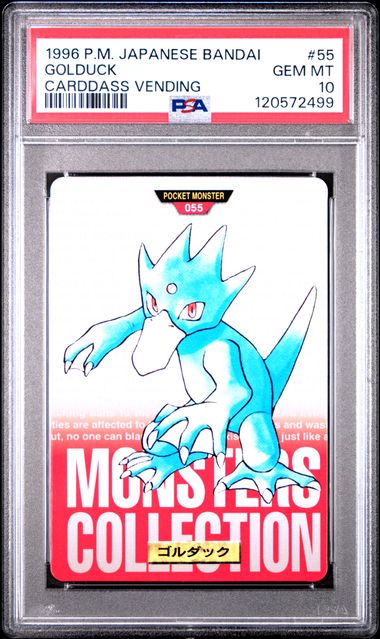 Golduck card PSA 10, cert 120572499