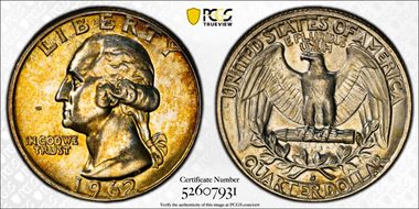 1962-D/D 25C RPM, FS-501 MS64