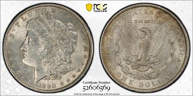 1890 $1 MS60