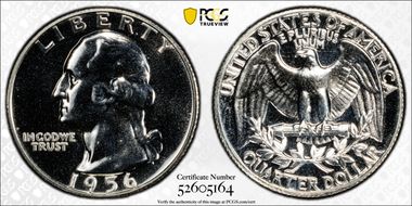 1956 25C PR66