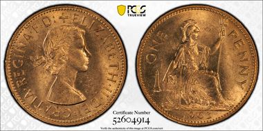 1963 1D S-4157 MS64RD