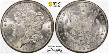 1884-CC $1 GSA Hoard MS62