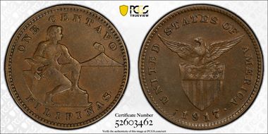 1917/6-S 1C Allen-2.15a, FS-301 AU50BN