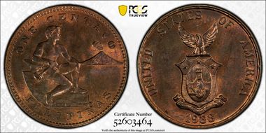 1938-M 1C RP Date, Allen-3.02a MS64RB
