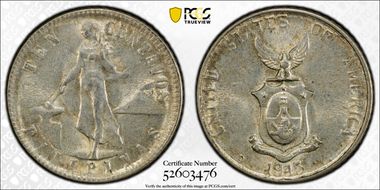 1945-D/D 10C Allen 9.05a MS62