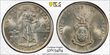 1944-D/D 20C Allen-12.04b MS63