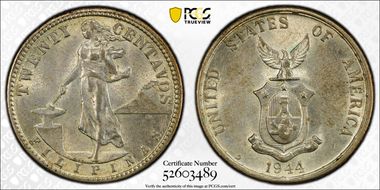 1944-D/S 20C Allen-12.04a MS62