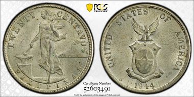 1944-D/S 20C Allen-12.04a MS63