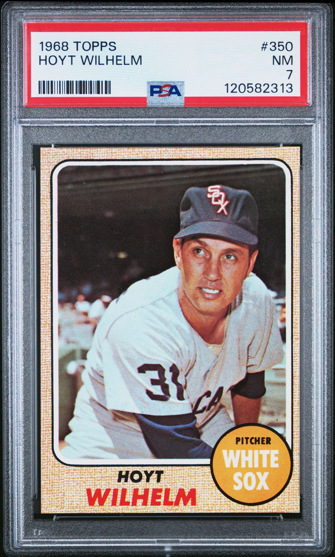 1968 Topps TOPPS White #350 Hoyt Wilhelm front