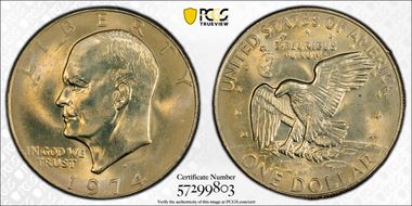 1974-D $1 MS67