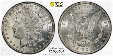 1889 $1 MS65
