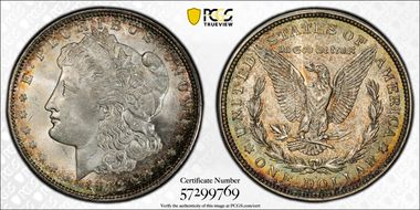 1921-D $1 MS66
