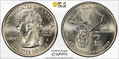 2009-P 25C Guam MS64